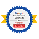 Google Cyber Certification Logo.